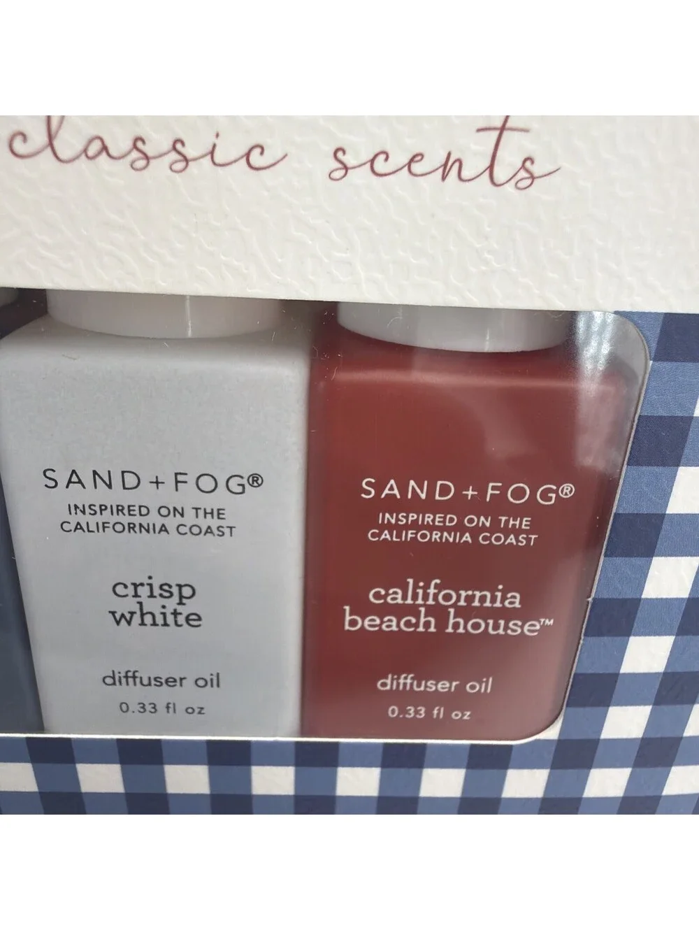 Sand + Fog Fragrance Diffuser Oil 4 Pack Blue Citrus Ocean Sea Salt NEW
